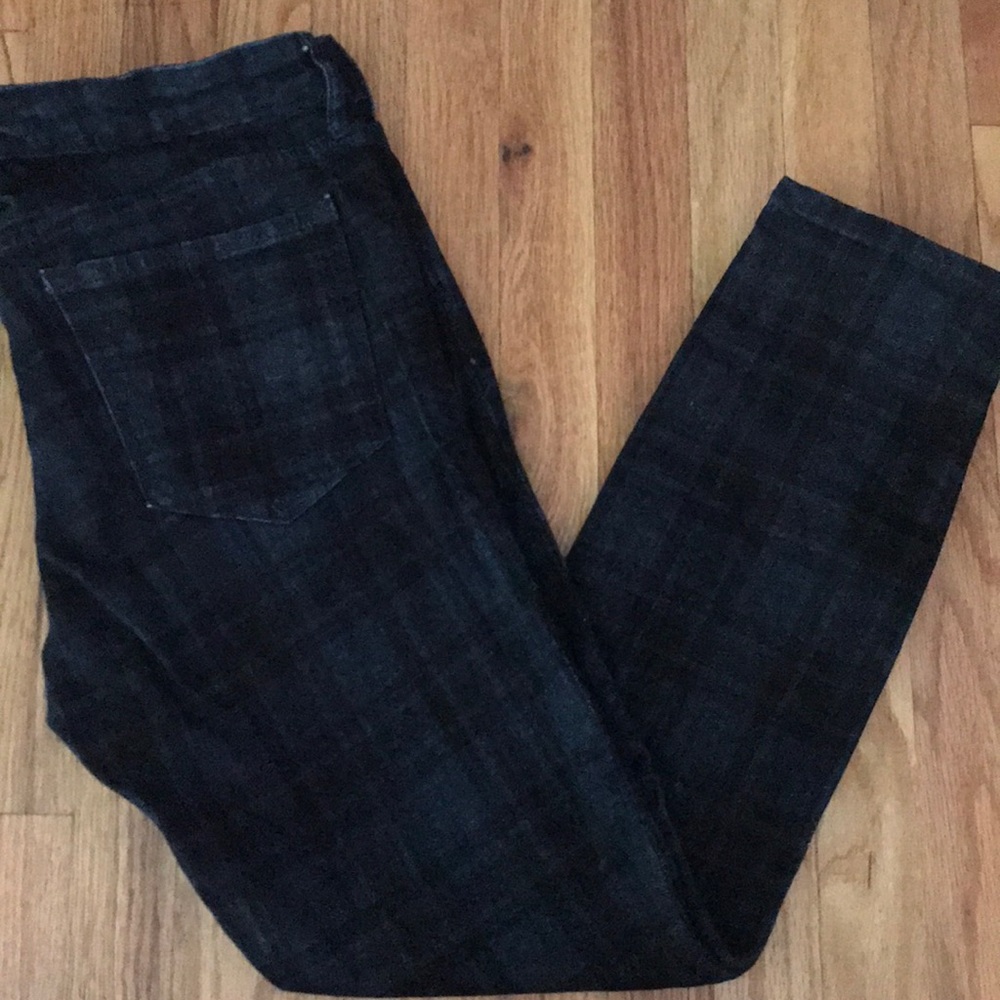 Skinny Jeans - Plaid